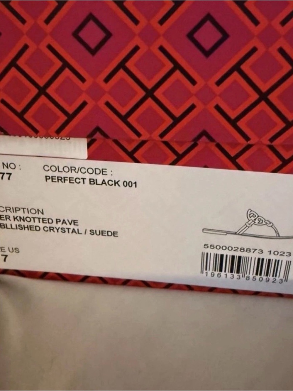 Tory Burch Black Beaded Miller Thong Sandals (text 5045474637 if interested) - Picture 2 of 2